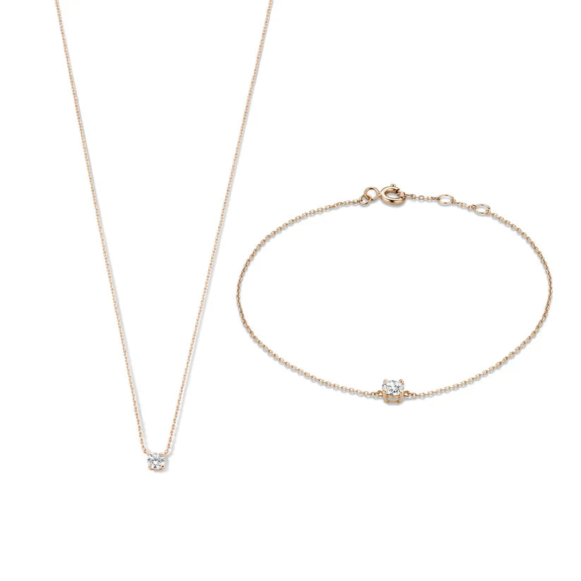 Pietra moissanite Cléa incastonata