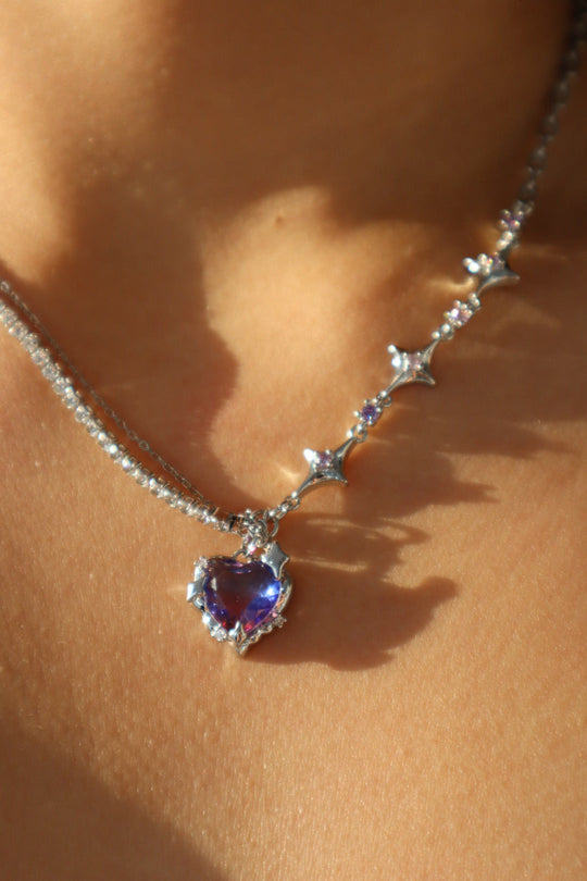 Collana a cuore sfumato