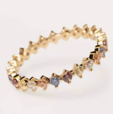 Anello Adeline Rainbow Crystal