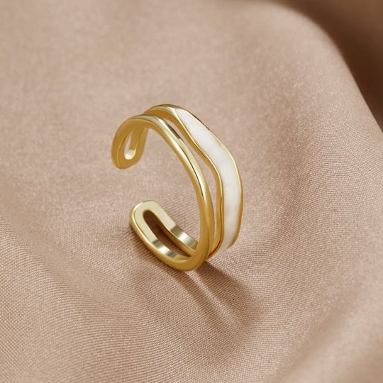 Anello Sahara Gold a strati