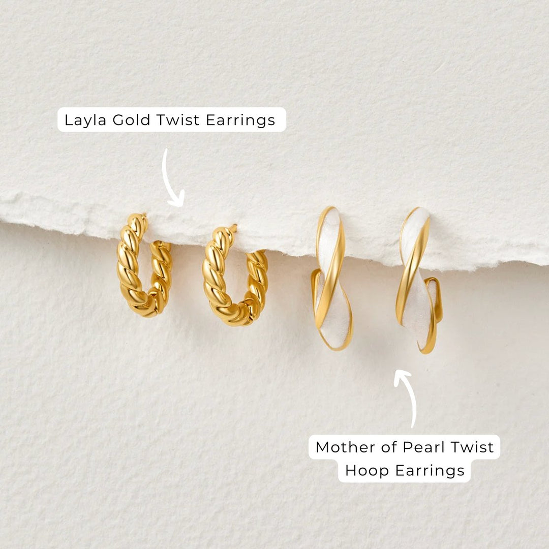 Orecchini Layla Gold Twist