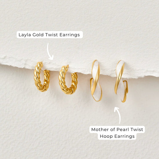 Orecchini Layla Gold Twist