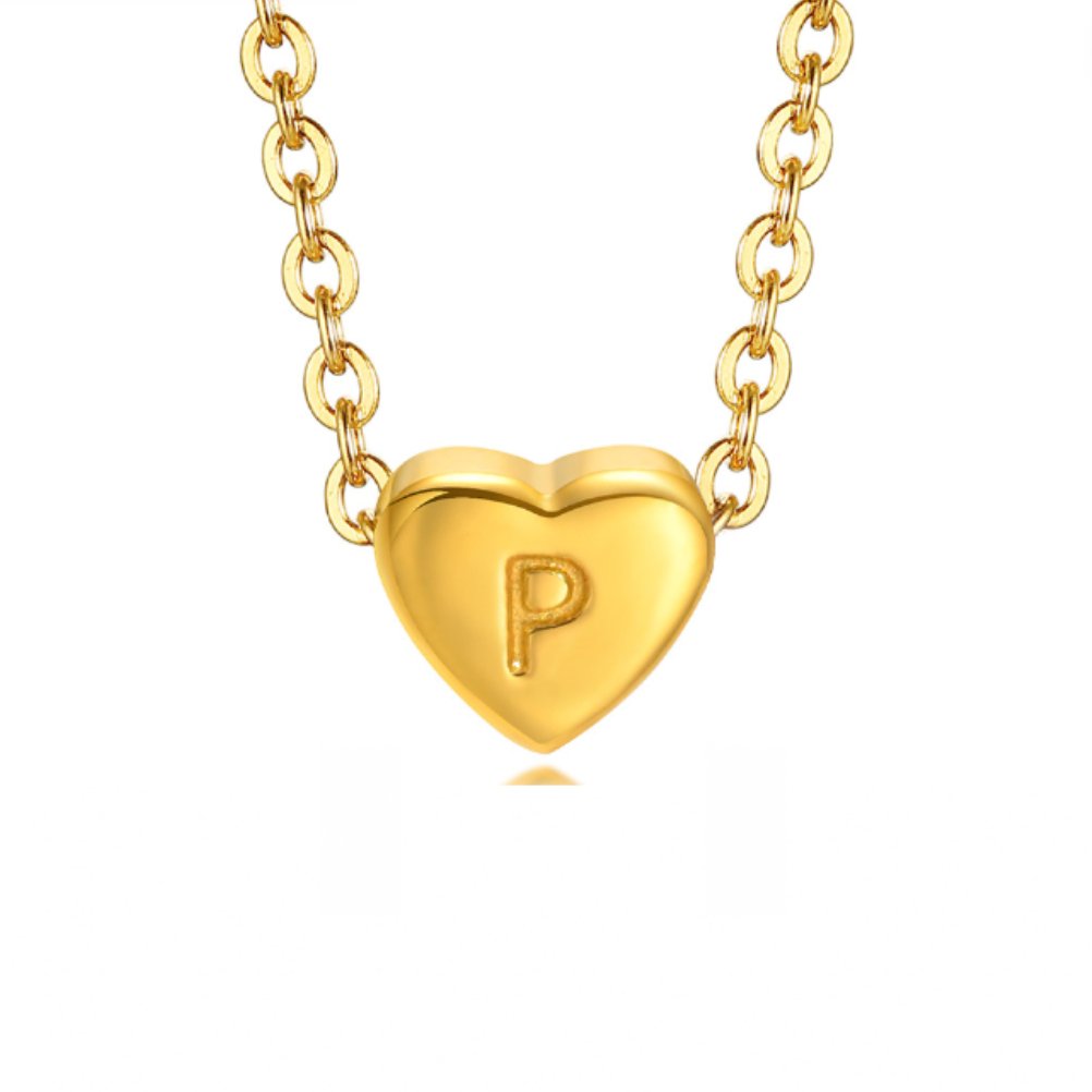 Bracciale con lettera a forma di cuore