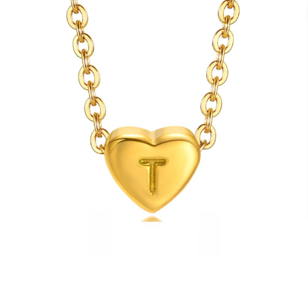Bracciale con lettera a forma di cuore