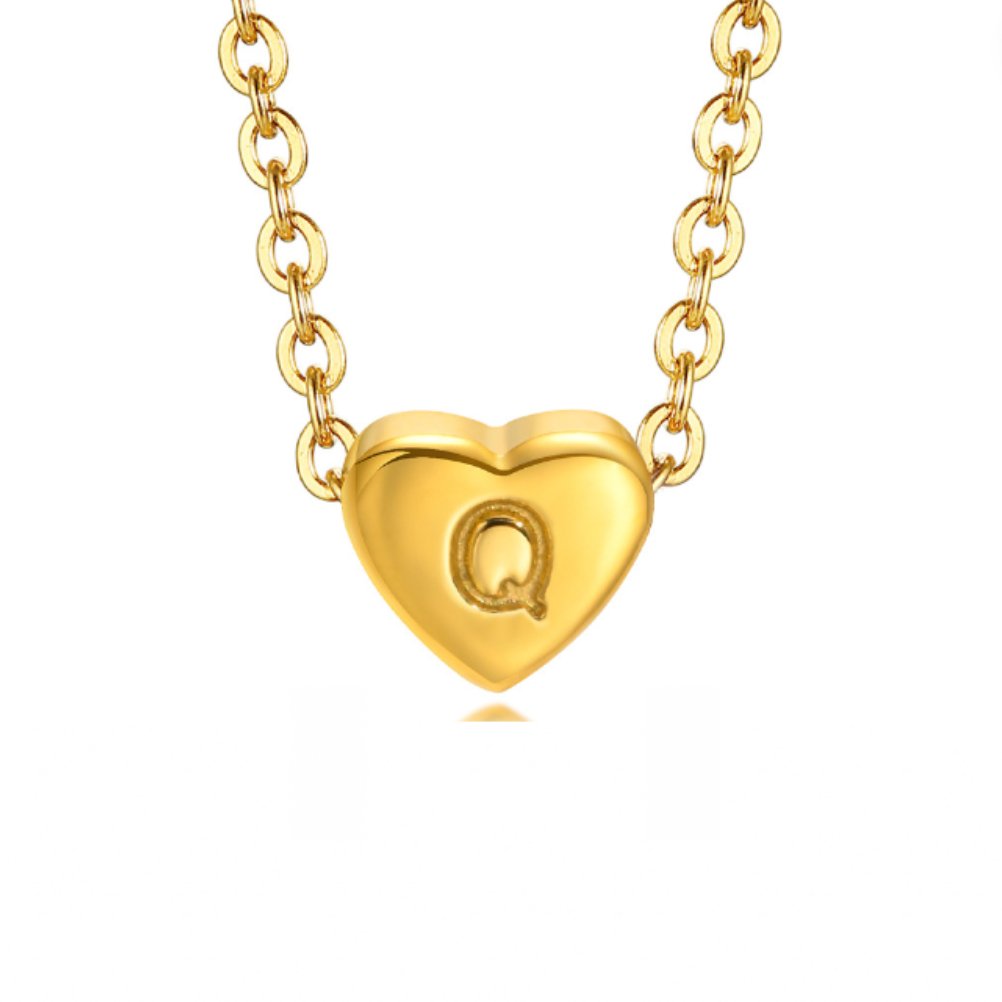 Bracciale con lettera a forma di cuore