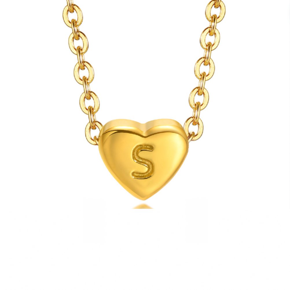 Bracciale con lettera a forma di cuore
