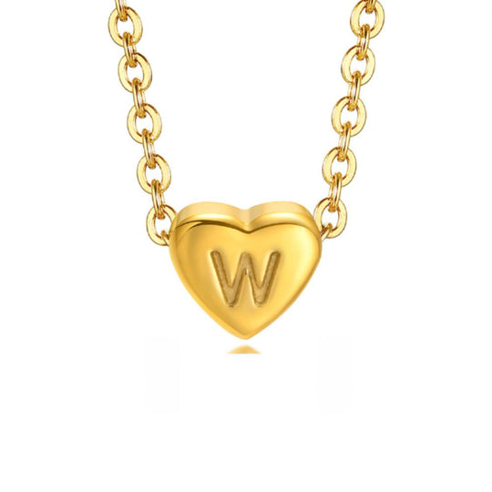 Bracciale con lettera a forma di cuore
