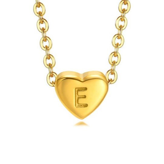 Bracciale con lettera a forma di cuore