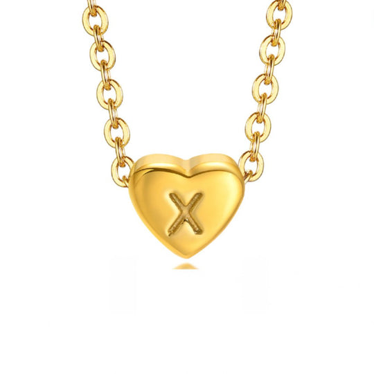 Bracciale con lettera a forma di cuore
