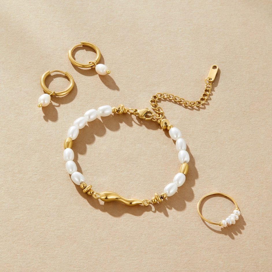 Bracciale di perle d'acqua dolce Lovina