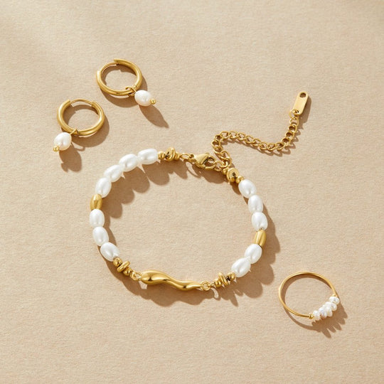 Bracciale di perle d'acqua dolce Lovina