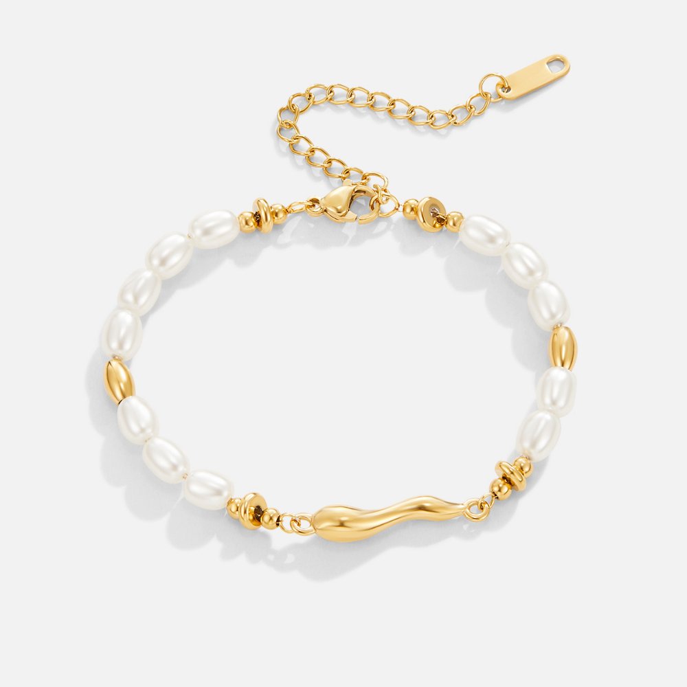 Bracciale di perle d'acqua dolce Lovina