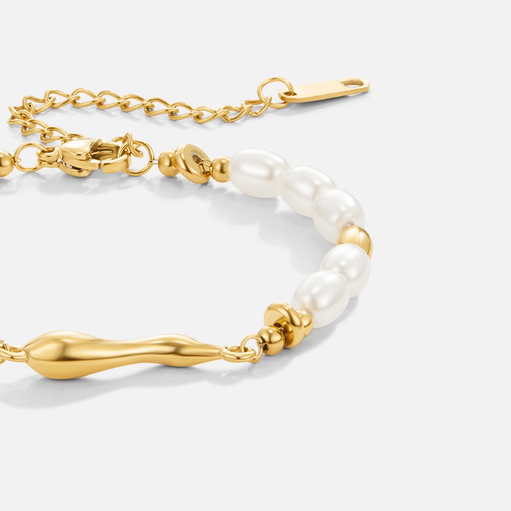 Bracciale di perle d'acqua dolce Lovina