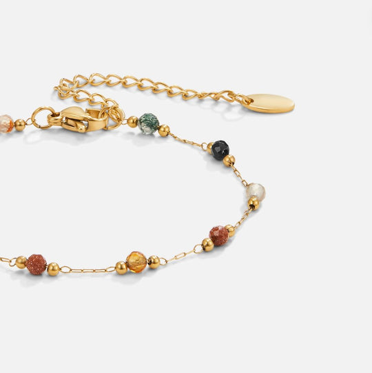 Bracciale con perline di pietra Lulu