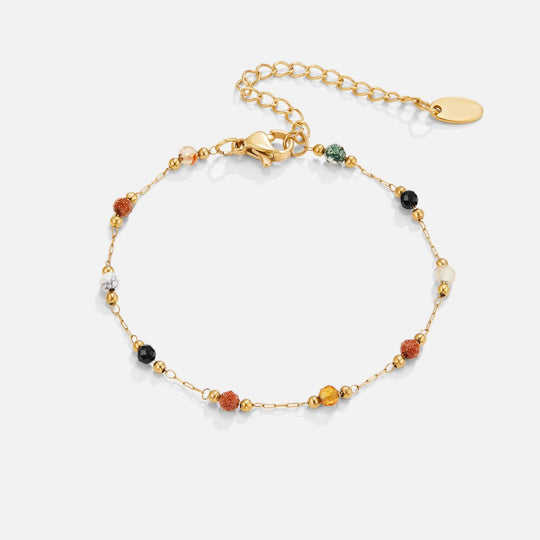 Bracciale con perline di pietra Lulu