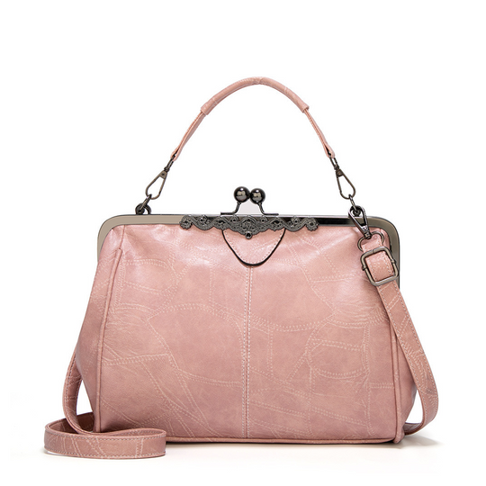 Borsa a Mano con Chiusura a Scatto Vintage