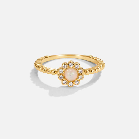 Anello in cristallo opale