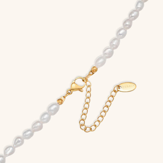 Collana girocollo in perle d'acqua dolce Rayo