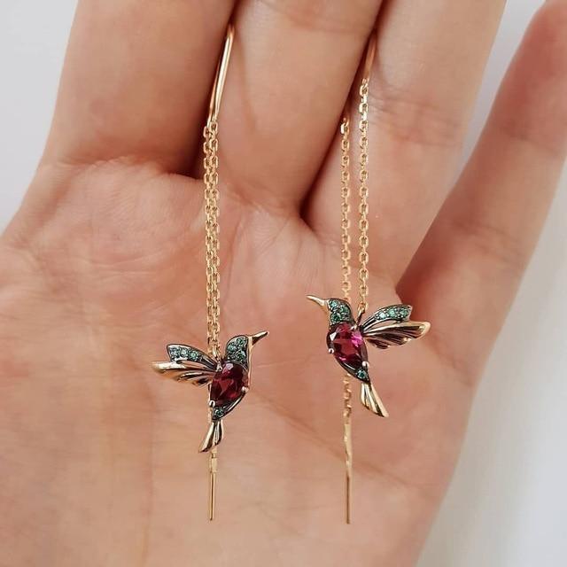 Orecchini Colibrì Smaltati