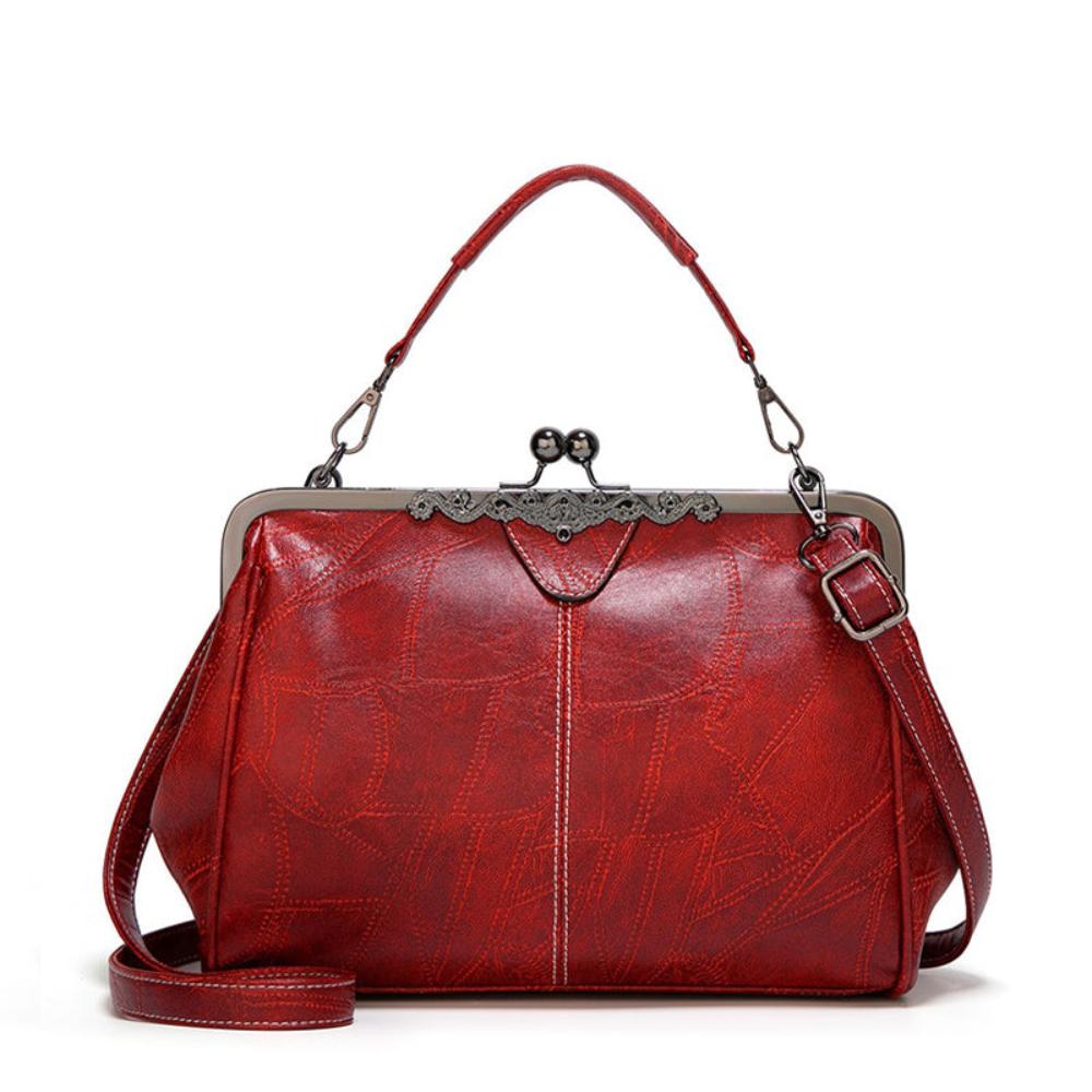 Borsa a Mano con Chiusura a Scatto Vintage