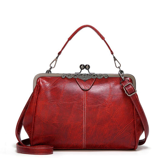 Borsa a Mano con Chiusura a Scatto Vintage