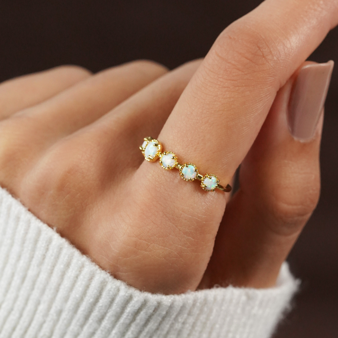 Anello Tiffany Opal Stone