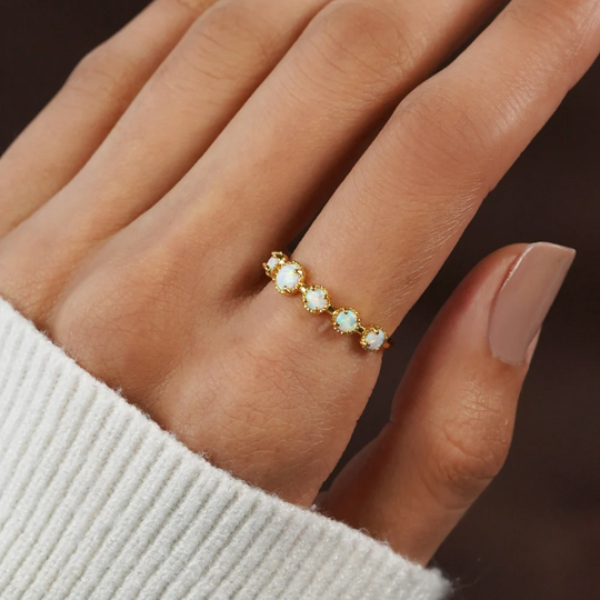 Anello Tiffany Opal Stone